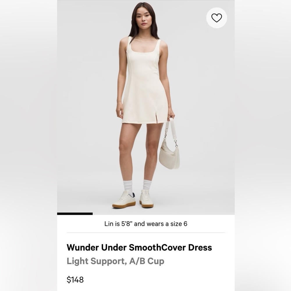 lululemon Wunder Under Smooth Cover Dress w Padding & Shorts